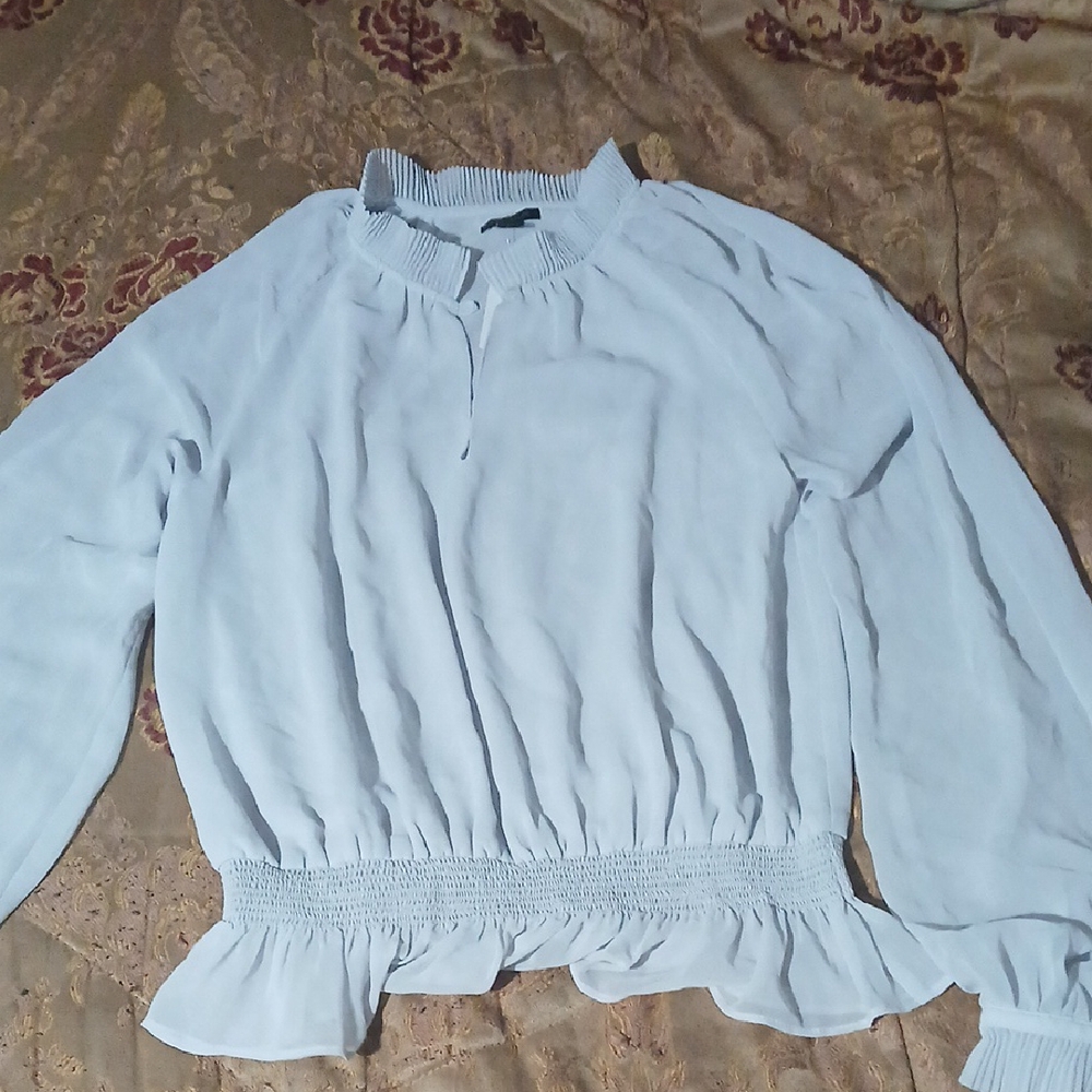 Elegant Gray Women's Top